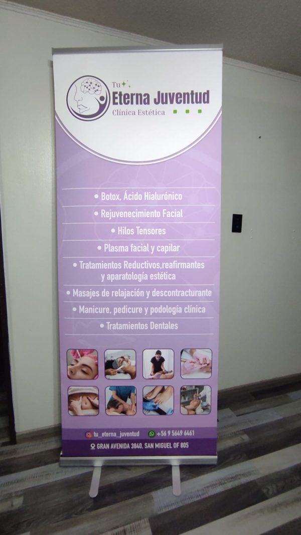 Pendones Roller, pendón tela PVC, pendón papel sintético, pendón, impresión digital