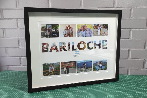 cuadro con fotos de las vacaciones
