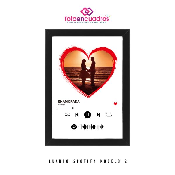cuadro spotify corazon
