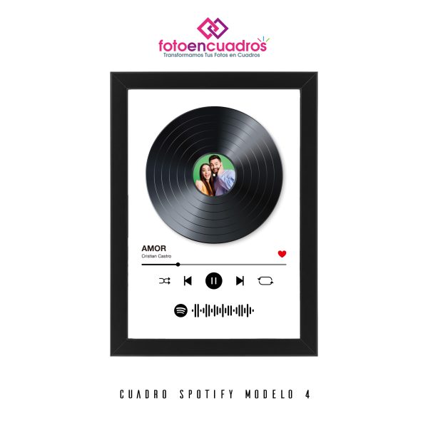 cuadro spotify vinilo