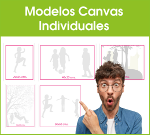 modelos individuales canvas