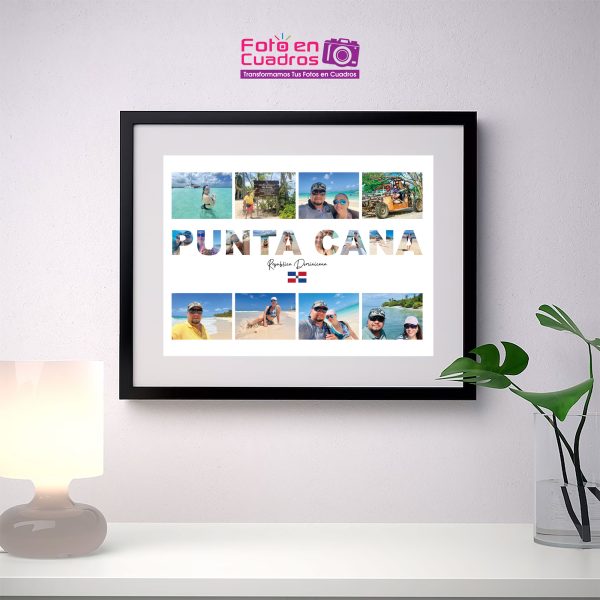 cuadro personalizado para viajes, cuadro viajes, cuadro con fotos, ampliación de fotos.